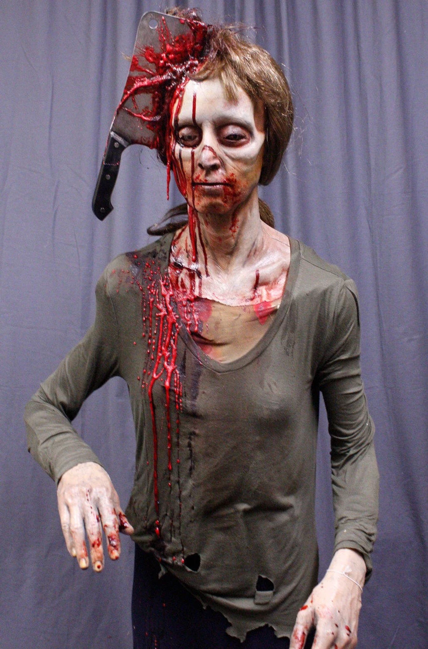 Meat Cleaver Morgan Zombie Figure 3 Meat Cleaver Morgan Zombie Figure - Image 3