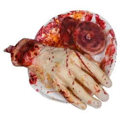 Gory Latex Hand In 8'' Paper Dish -Halloween Props Store 60a069 229c92b46cda4a2abc57c90cf7a1839cmv2