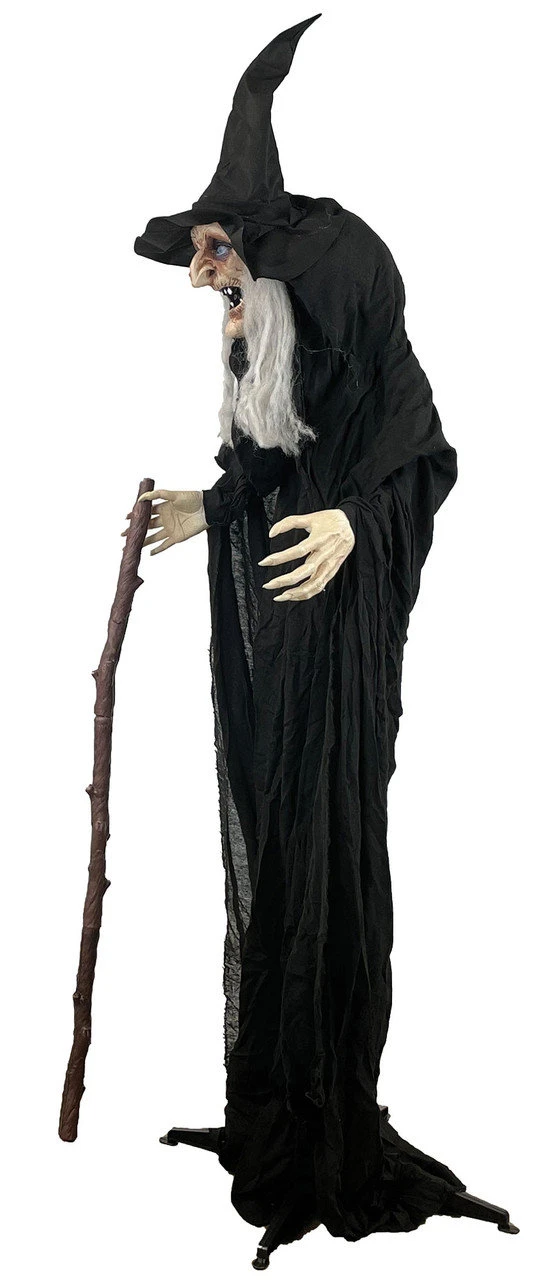 Witch Animated W Cane 72in 1 Witch Animated W Cane 72in