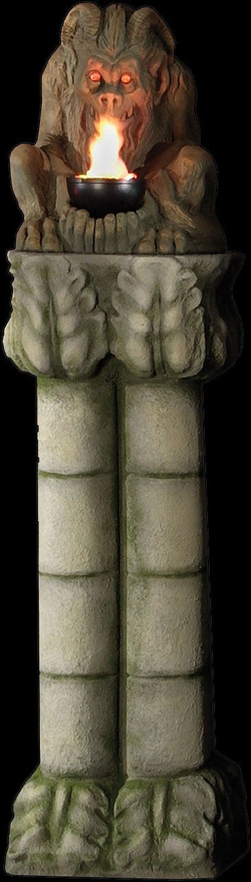 BronzeGargoyleWith FlameColumn Not Included 2 BronzeGargoyleWith FlameColumn Not Included - Image 2