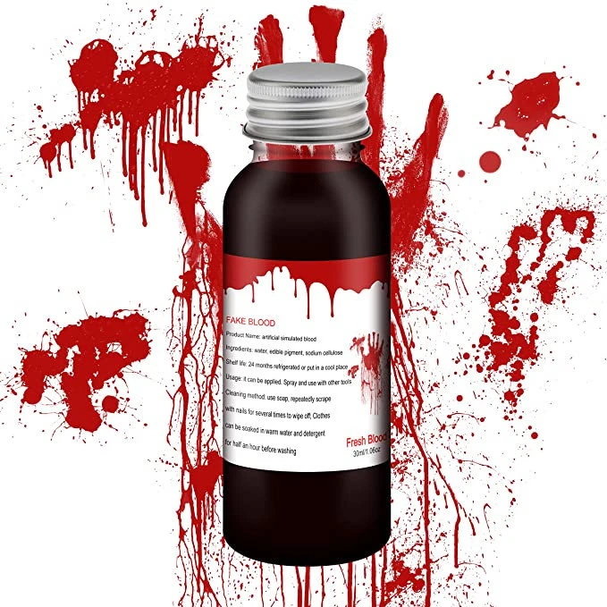 6 BOTTLES Fake Blood 1 6 BOTTLES Fake Blood