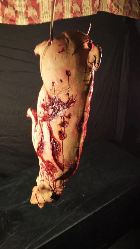 Rancid Rudy Half Slab Fresh Butchered Pig & REAL HOOK 2 Rancid Rudy Half Slab Fresh Butchered Pig & REAL HOOK - Image 2