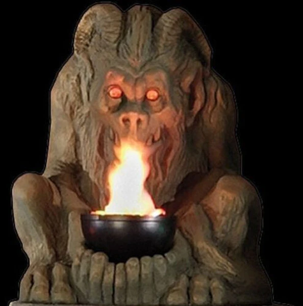 BronzeGargoyleWith FlameColumn Not Included 1 BronzeGargoyleWith FlameColumn Not Included