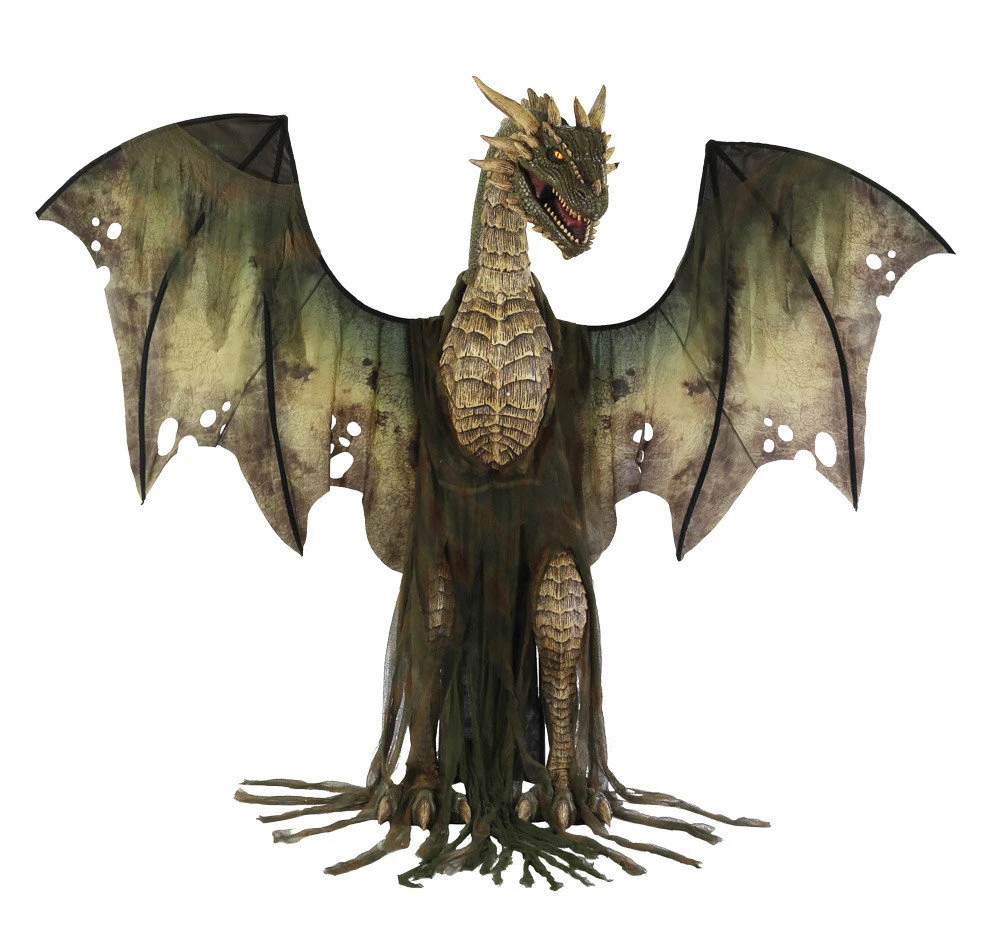 Animated 7 FtDark Forest Dragon 1 Animated 7 FtDark Forest Dragon