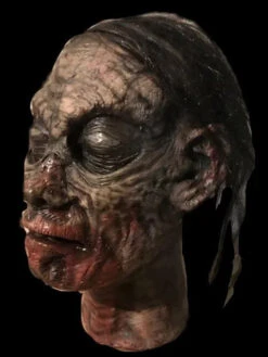 Zombie Severed Head With Hair And Blood