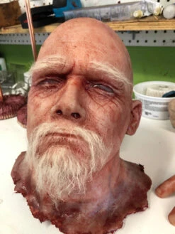 Severed Head With Facial Hair