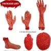 6 Piece Bloody Body Parts Deal