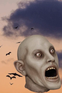 This Screaming Twisted Male Head Really Kicks The Freak Factor Up A Notch In A Mad Science Or Sideshow Setup.