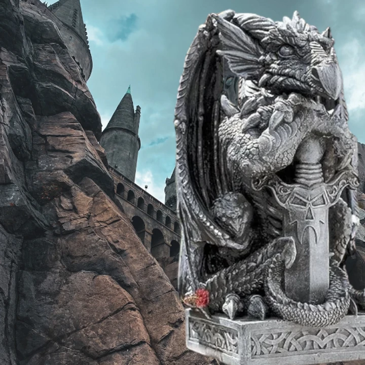 The Arthurian Dragon Statues 2 The Arthurian Dragon Statues - Image 2