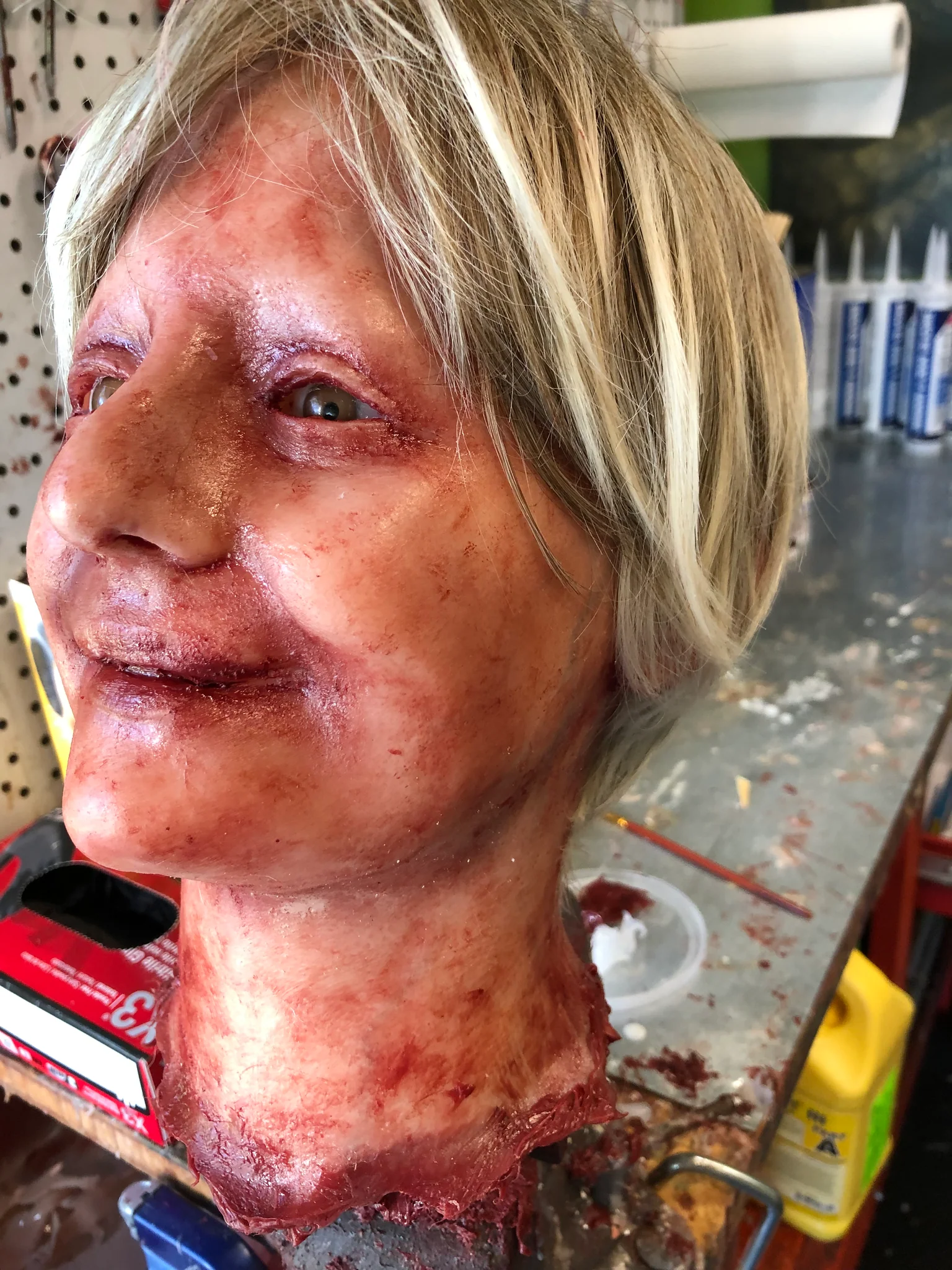 Silicone Severed Female Head 2 Silicone Severed Female Head - Image 2