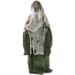 60" Standing Witch, Light-up-Eyes, Sound, Rotating Head - Green 5 60" Standing Witch, Light-up-Eyes, Sound, Rotating Head - Green -Halloween Props Store 82c588 0dd97d6a2f704a3bae110a806b00b7demv2