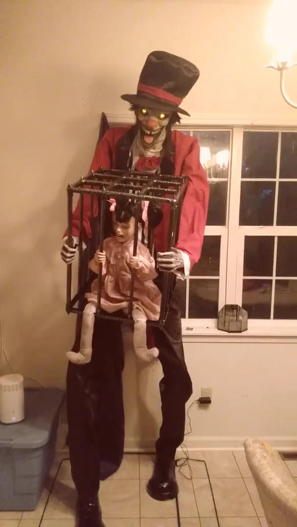 Rotten Ringmaster With Kid In Cage 1 Rotten Ringmaster With Kid In Cage