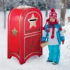 Santa's Continental Holiday Mailbox Santa's Mail Box Is Over 4 Feet Tall And Fea