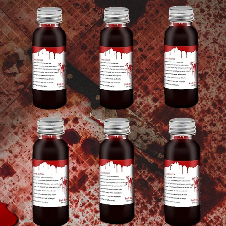 6 BOTTLES Fake Blood 2 6 BOTTLES Fake Blood - Image 2
