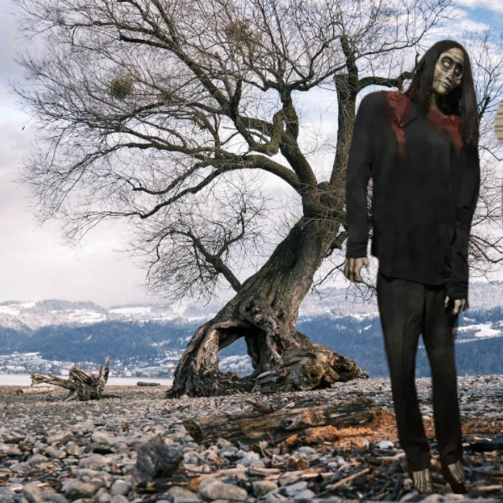 All Electric Hooked Hanging Ghoul Animated Prop 2 All Electric Hooked Hanging Ghoul Animated Prop - Image 2