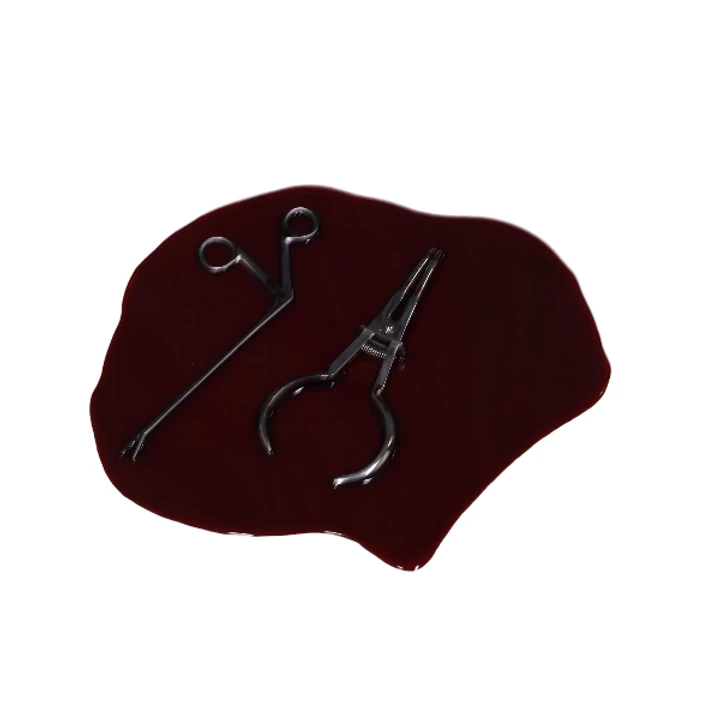 Resin Blood Pool With Medical Clamps 4 Resin Blood Pool With Medical Clamps - Image 4