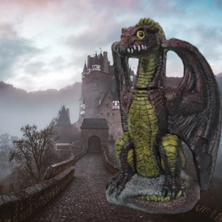 20" Tall Blow Molded Dragon 2 20" Tall Blow Molded Dragon - Image 2