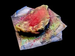 ROTTED BEEF FLANK MEAT ON PAPER