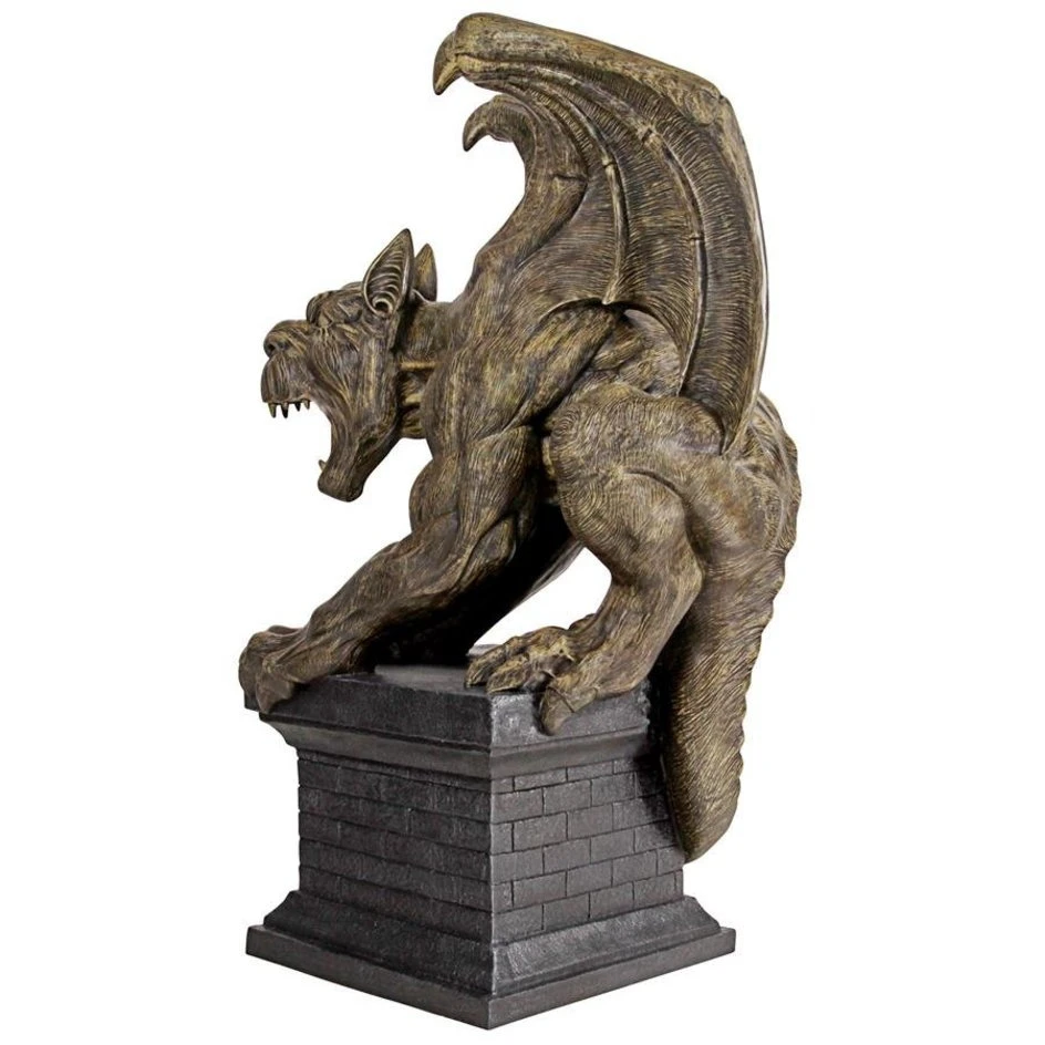 6 FOOT Manchester's Cathedral Gothic Chimera Gargoyle Statue 2 6 FOOT Manchester's Cathedral Gothic Chimera Gargoyle Statue - Image 2