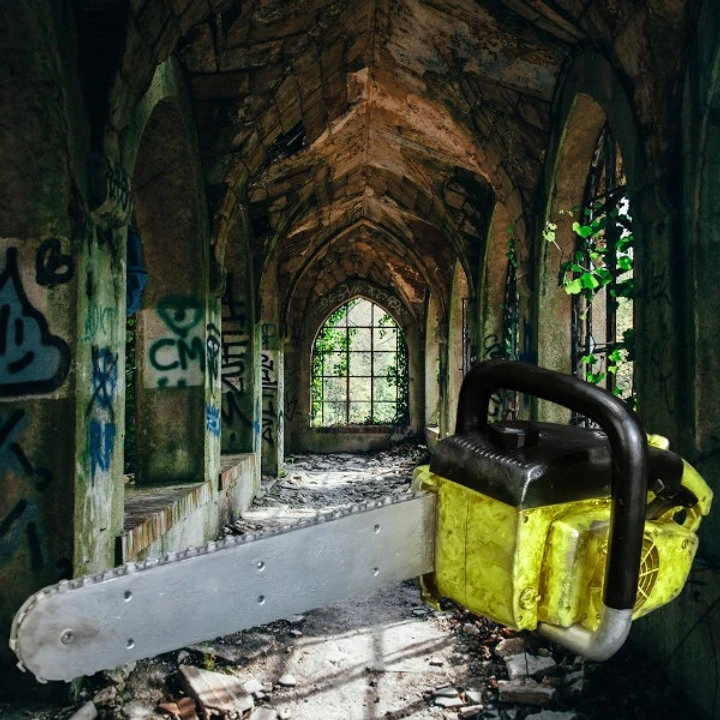 THE TEXAS CHAINSAW MASSACRE (1974) - CHAINSAW PROP WITH SOUND 2 THE TEXAS CHAINSAW MASSACRE (1974) - CHAINSAW PROP WITH SOUND - Image 2