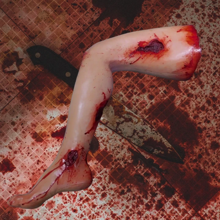 Blood Splatter Jamie Leg