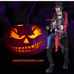 7-Ft Rotten Ringmaster With Clown Animated Prop