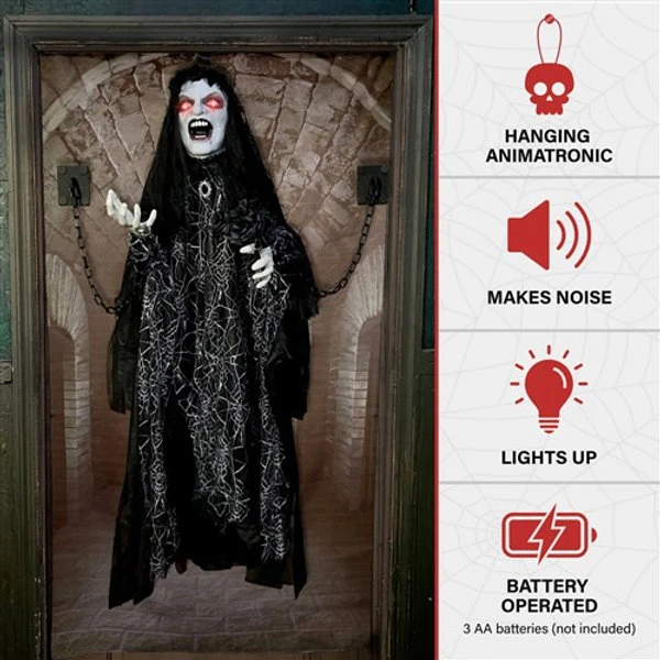4.3FT Door Hanging Creepy Bride 1 4.3FT Door Hanging Creepy Bride