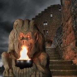 BronzeGargoyleWith FlameColumn Not Included 5 BronzeGargoyleWith FlameColumn Not Included -Halloween Props Store 82c588 6396e33dd76248e7bbf427d1da96a49cmv2