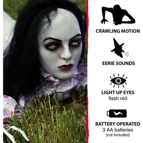 63" Long Lady Groundbreaker, Crawling, Lights, Sound 2 63" Long Lady Groundbreaker, Crawling, Lights, Sound - Image 2