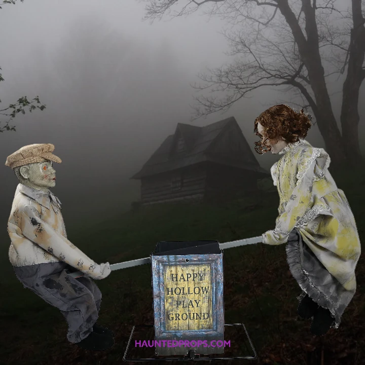 See Saw Dolls Playground Prop 3 See Saw Dolls Playground Prop - Image 3