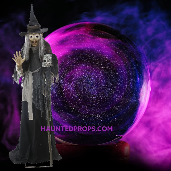Lunging Haggard Witch Animatronic 4 Lunging Haggard Witch Animatronic - Image 4
