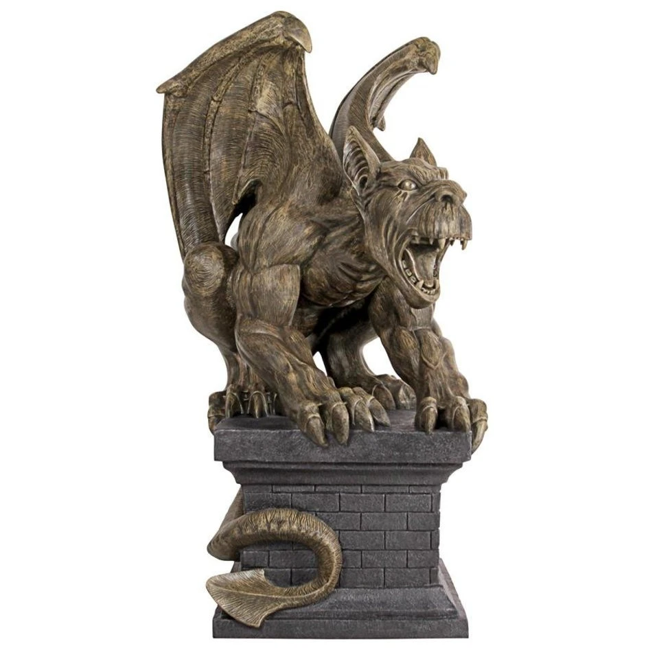 6 FOOT Manchester's Cathedral Gothic Chimera Gargoyle Statue 3 6 FOOT Manchester's Cathedral Gothic Chimera Gargoyle Statue - Image 3