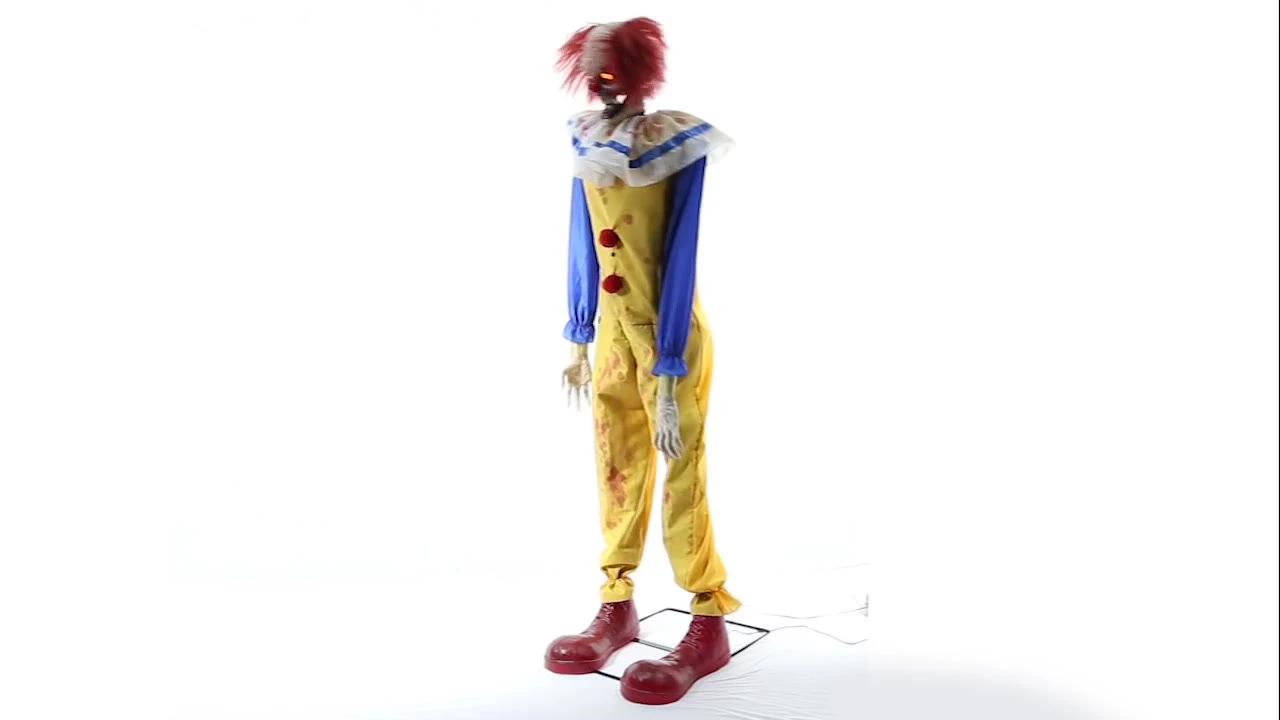 Twitching Clown Animated Prop 1 Twitching Clown Animated Prop