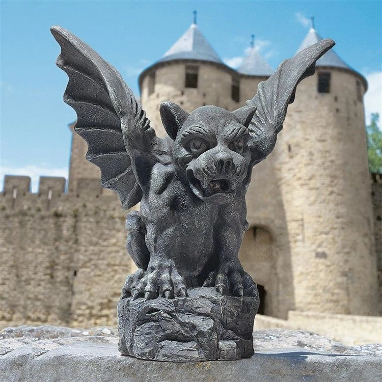 Florentine Gargoyle StatuesReplica Antique Medieval Gargoyle Sculpture 2 Florentine Gargoyle StatuesReplica Antique Medieval Gargoyle Sculpture - Image 2