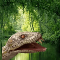 Exotic Snake Static Head Prop (full Size) 24-30"