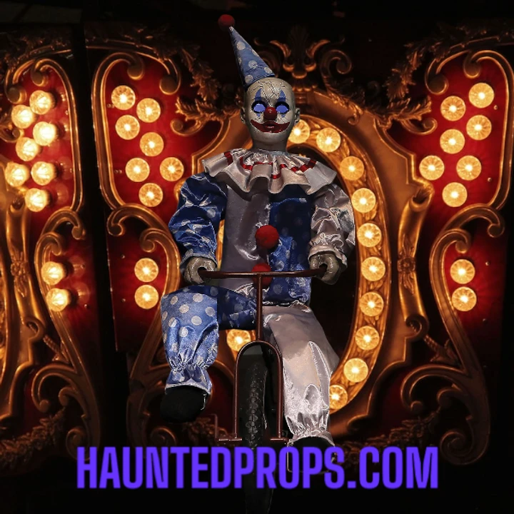 32" Tricycle Clown Doll Animatronic 2 32" Tricycle Clown Doll Animatronic - Image 2