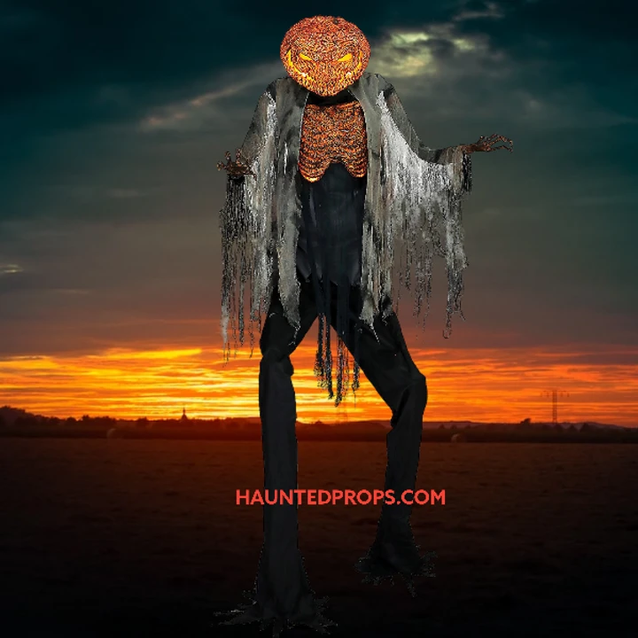 7' Scorched Scarecrow Animated Prop 1 7' Scorched Scarecrow Animated Prop