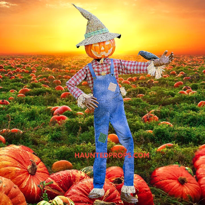 6 Ft. Animated Whimsical Scarecrow 1 6 Ft. Animated Whimsical Scarecrow