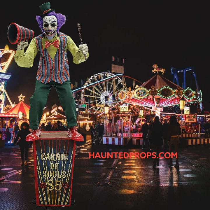 6 Ft. Servo Carnival Barker Animatronic 2 6 Ft. Servo Carnival Barker Animatronic - Image 2