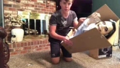 49-Inch Hanging Possessed Girl Animated Prop