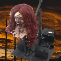 Female Popup Screamer Animatronic