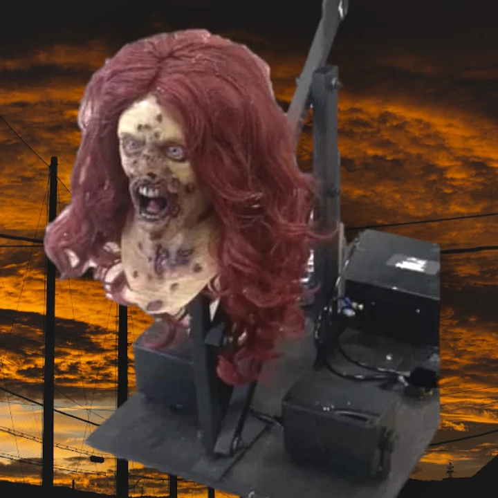 Female Popup Screamer Animatronic 1 Female Popup Screamer Animatronic