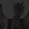 7' Animated Winter Dragon Halloween Decoration