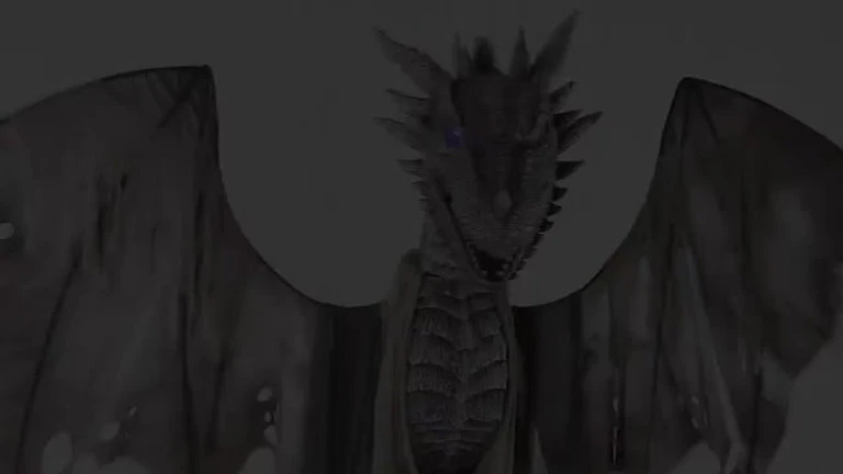 7' Animated Winter Dragon Halloween Decoration 1 7' Animated Winter Dragon Halloween Decoration