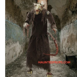 60" Mangey Rat Animatronic Prop