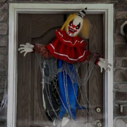 45'' Hooked Animated Clown Door Greeter