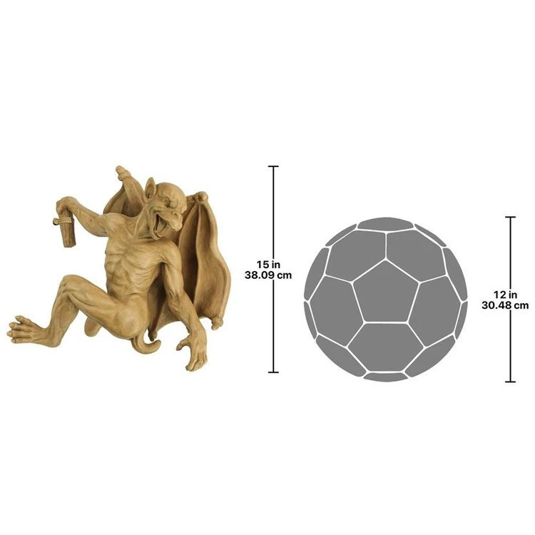 Gaston The Gargoyle Climber Hanging Wall Sculptures 2 Gaston The Gargoyle Climber Hanging Wall Sculptures - Image 2