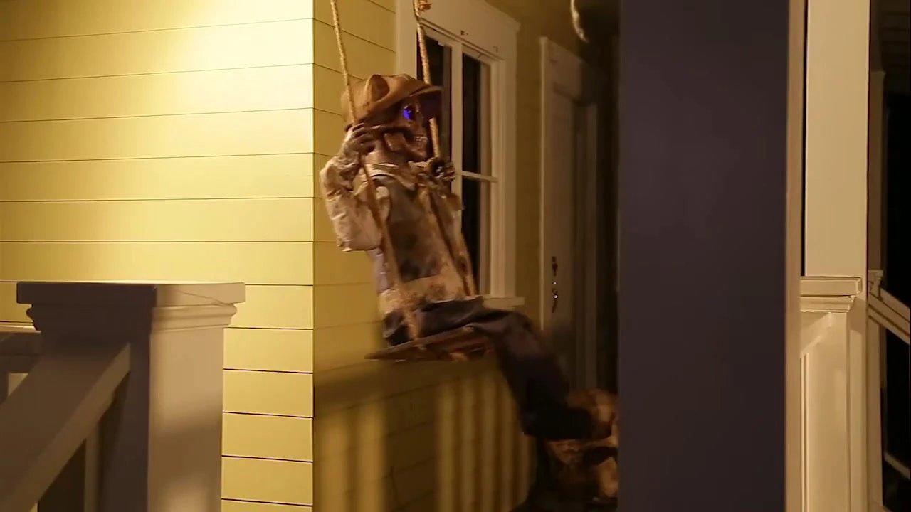 Swinging Skeletal Boy 1 Swinging Skeletal Boy