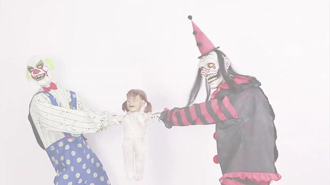 Animated Clown Tug Of War 73-Inch Prop 1 Animated Clown Tug Of War 73-Inch Prop