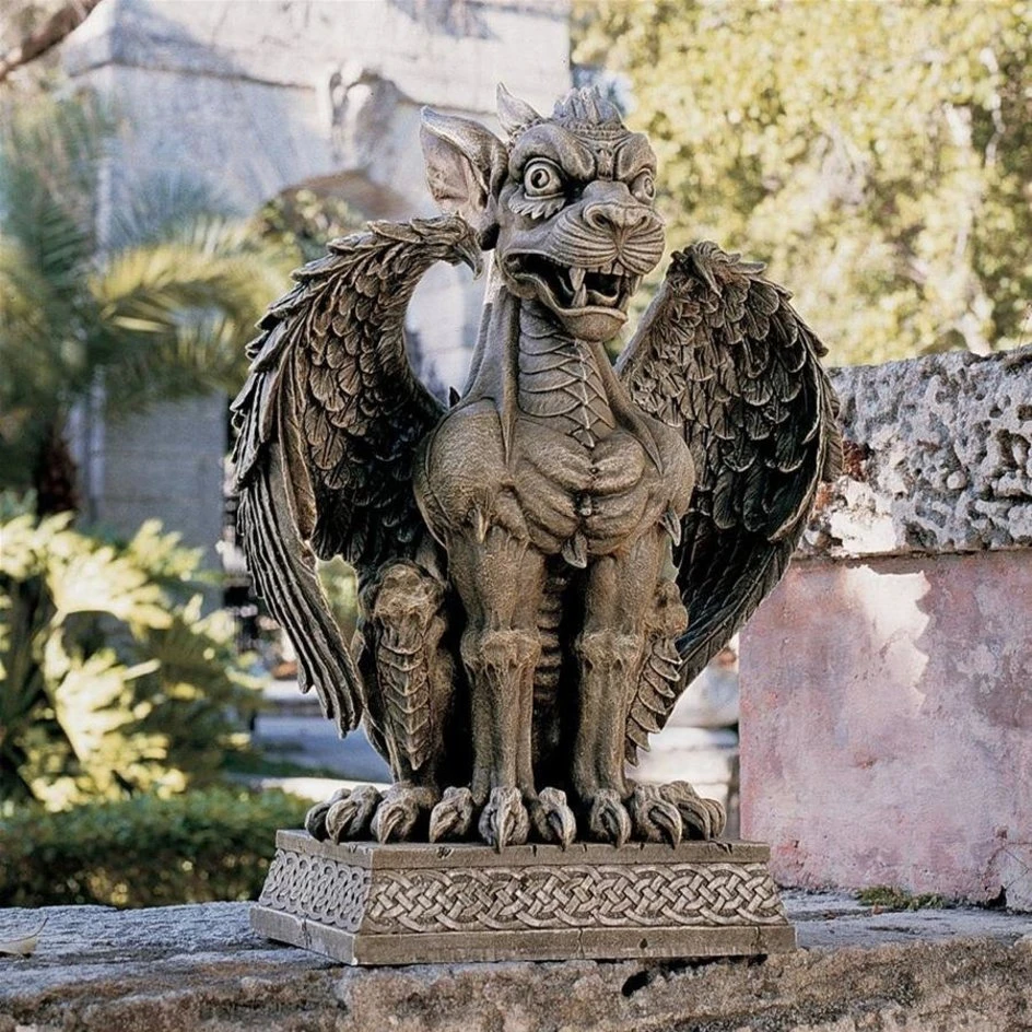 Saint Ambrose Gate Gargoyle Sentinel Statues 1 Saint Ambrose Gate Gargoyle Sentinel Statues